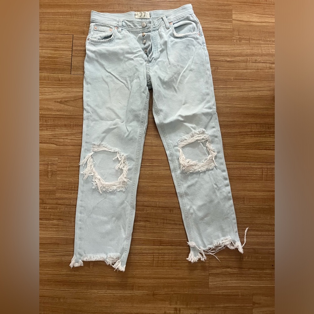 Free People distressed jeans